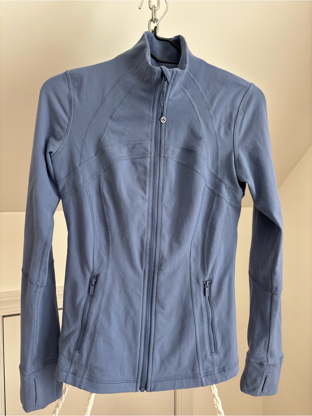 Lululemon Women's Light Blue Full-Zip Align Jacket